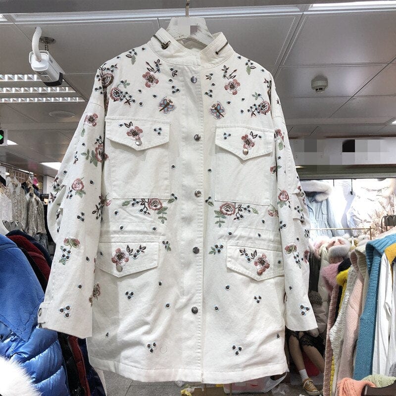 Gardenia Embroidery Coat