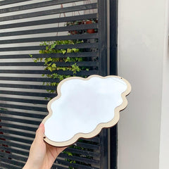 Wooden Cloud Mirror
