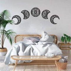 Wooden Moonphase Wall Art