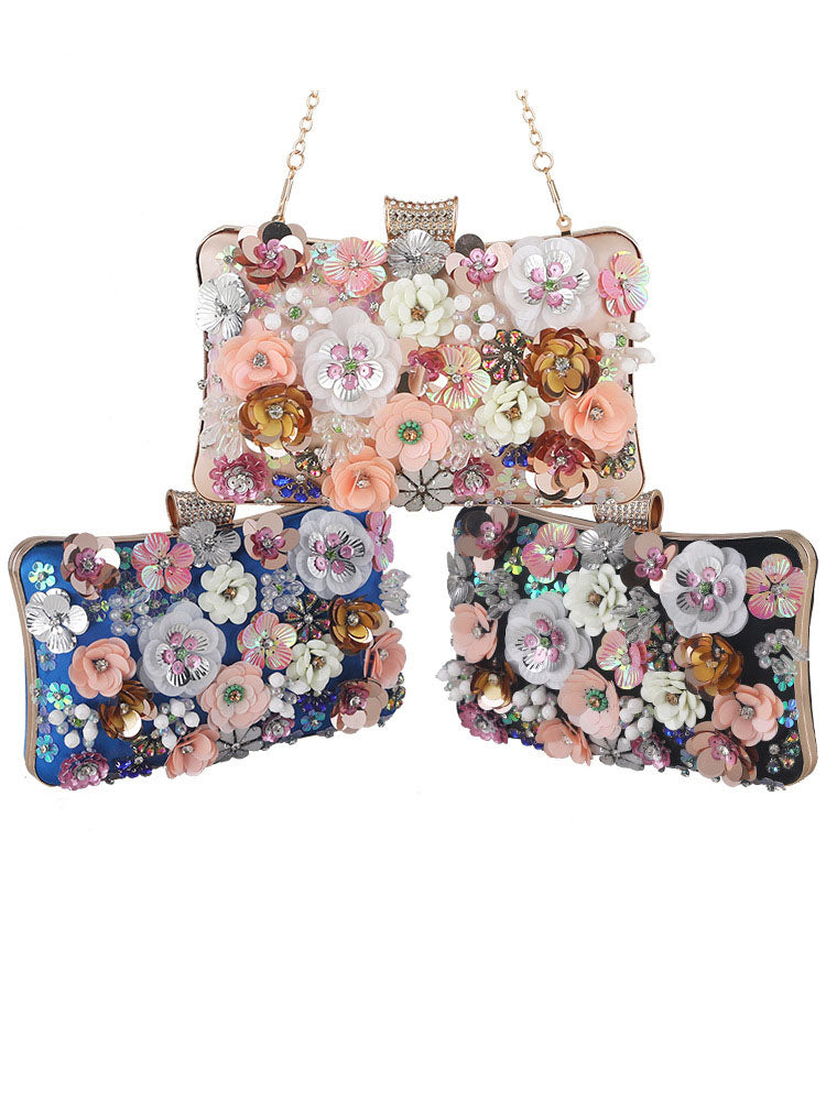 Colorful Flower Patchwork Crossbody Bags