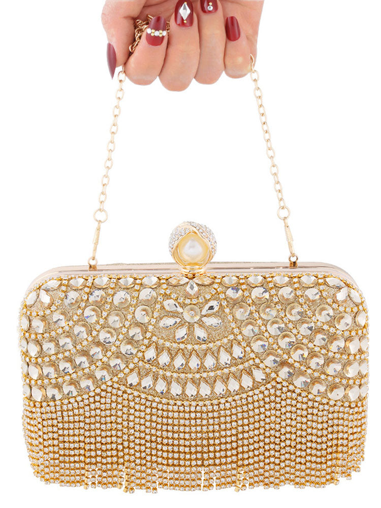 Rhinestone Tassels Party Crossbody Bags