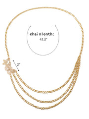 Multilayer Metal Waist Chain