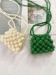 Pearl Beads Tiny Crossbody Bags