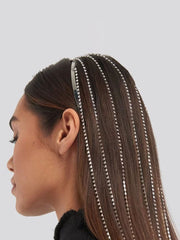 Glitter Rhinestones Hair Chains Headbands