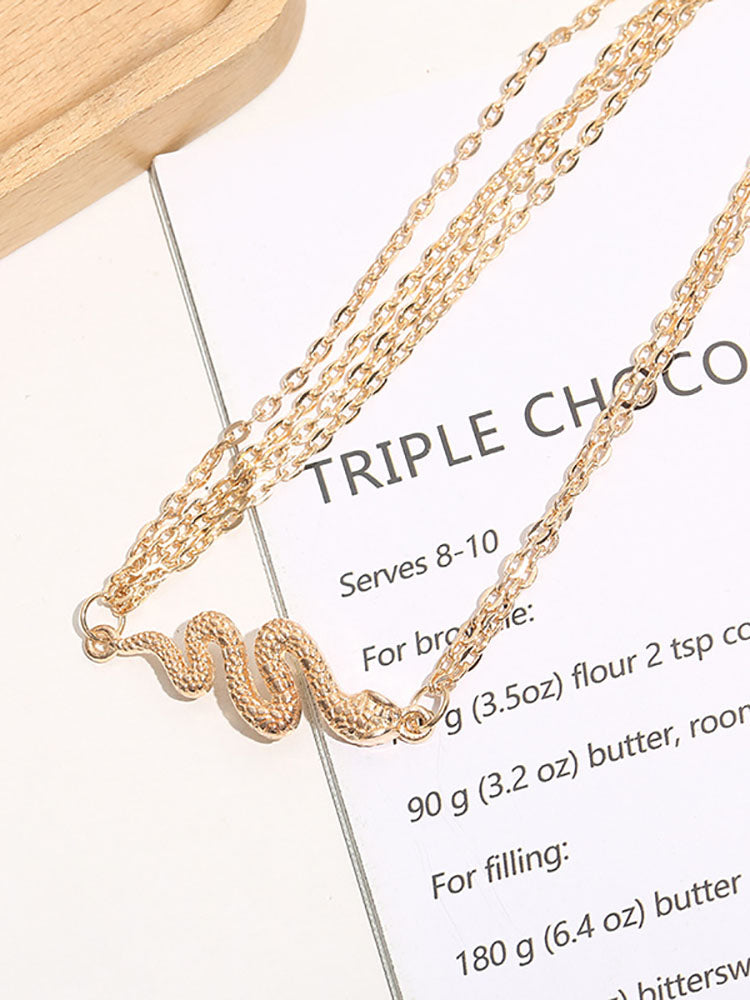 Snake Pendant Chain Body Jewelry