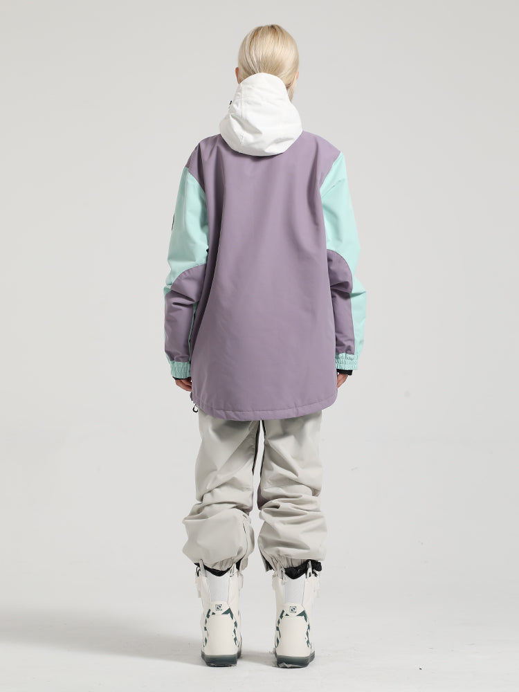 Colorblock Pullover Ski Suit