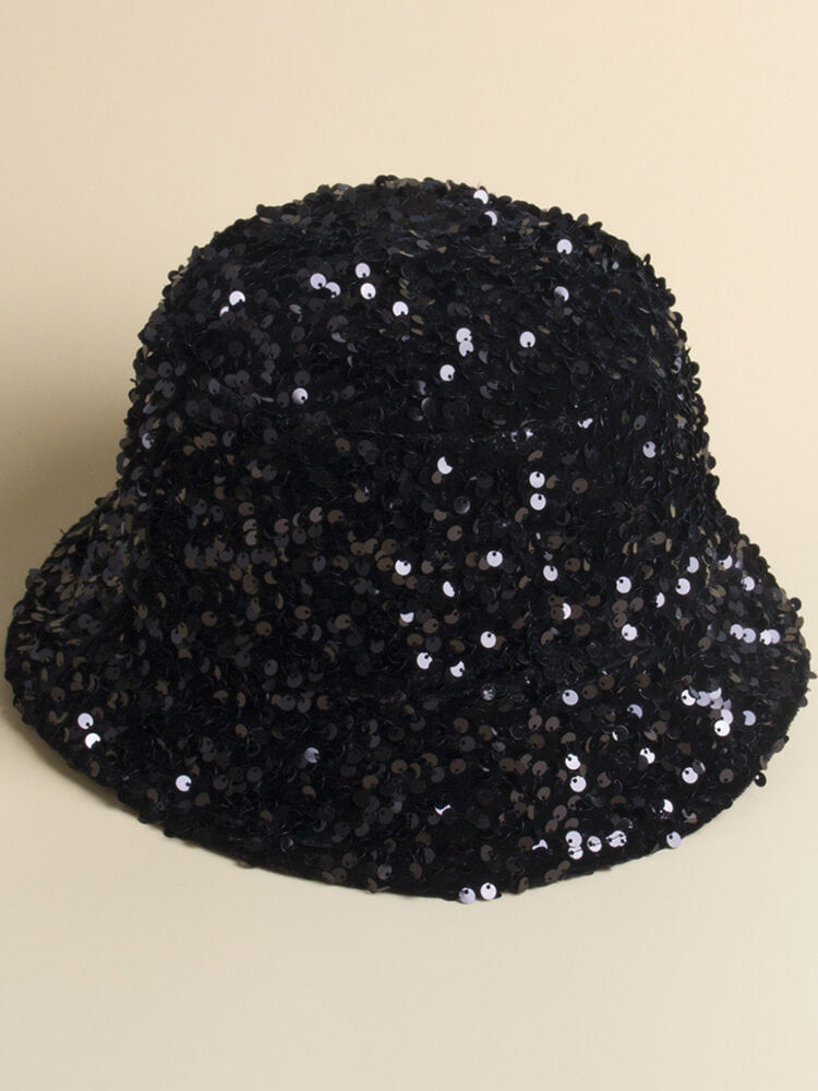 Sequin Sparkle Bucket Hat