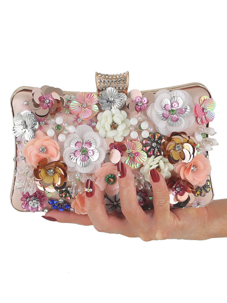 Colorful Flower Patchwork Crossbody Bags