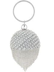 Rhinestone Tassels Ball Handbags