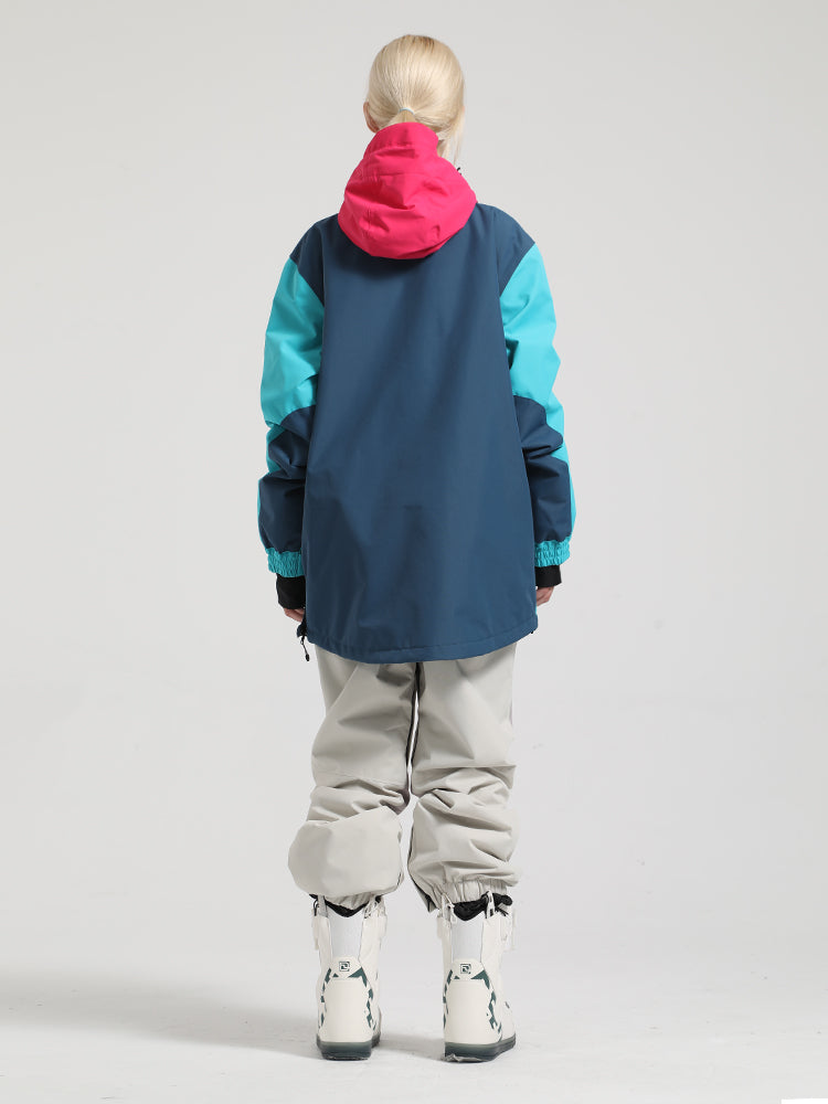 Colorblock Pullover Ski Suit