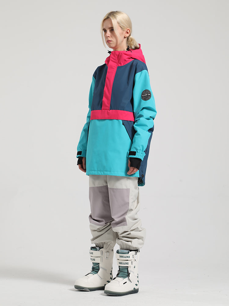 Colorblock Pullover Ski Suit