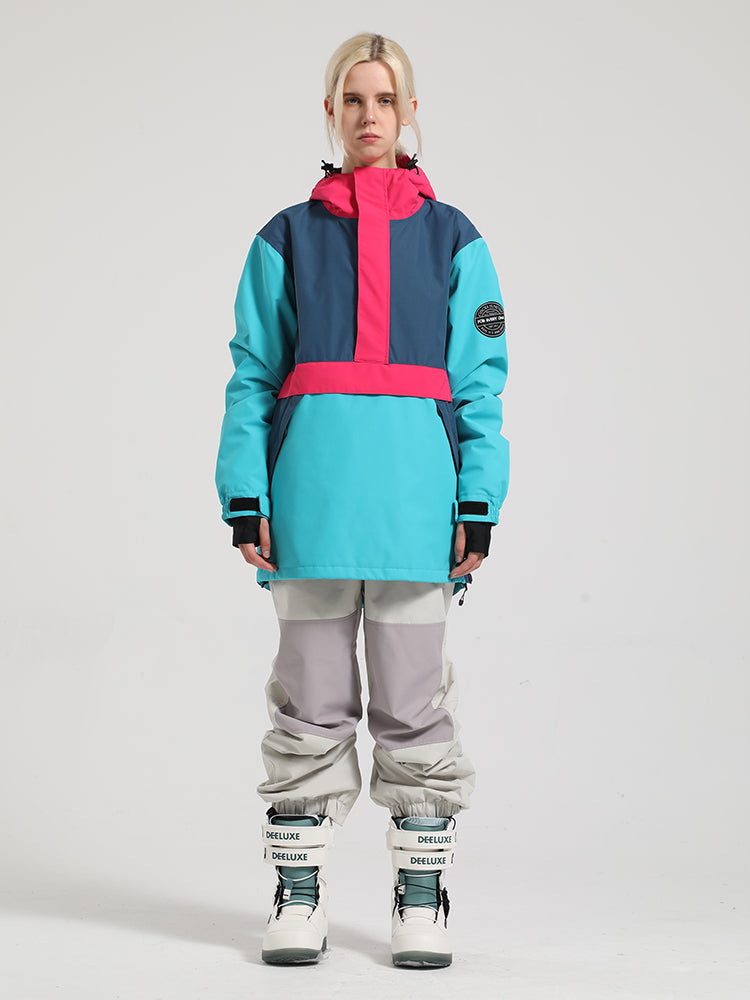 Colorblock Pullover Ski Suit