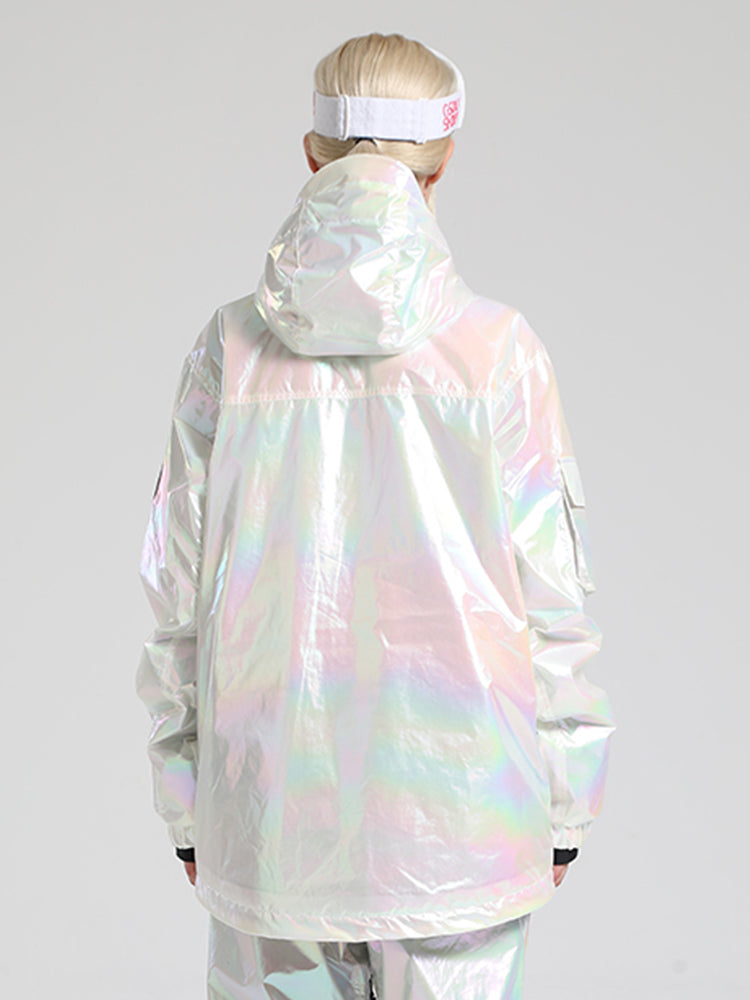 Silver Dazzling Ski Jacket