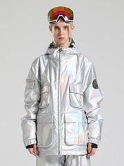 Silver Dazzling Ski Jacket