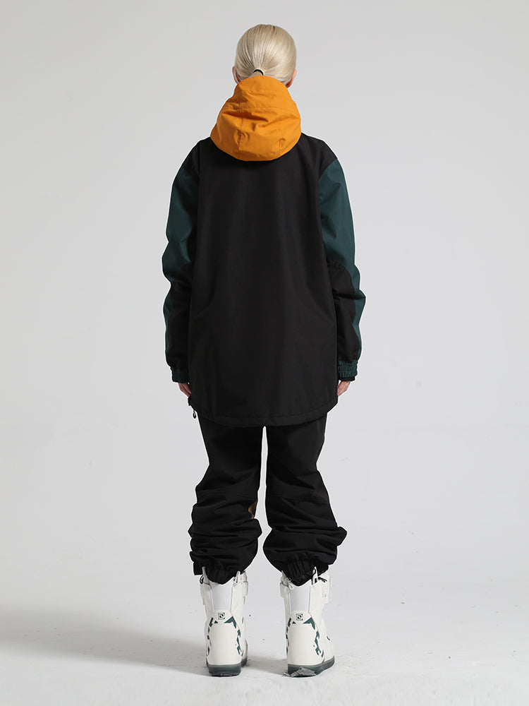 Colorblock Pullover Ski Suit