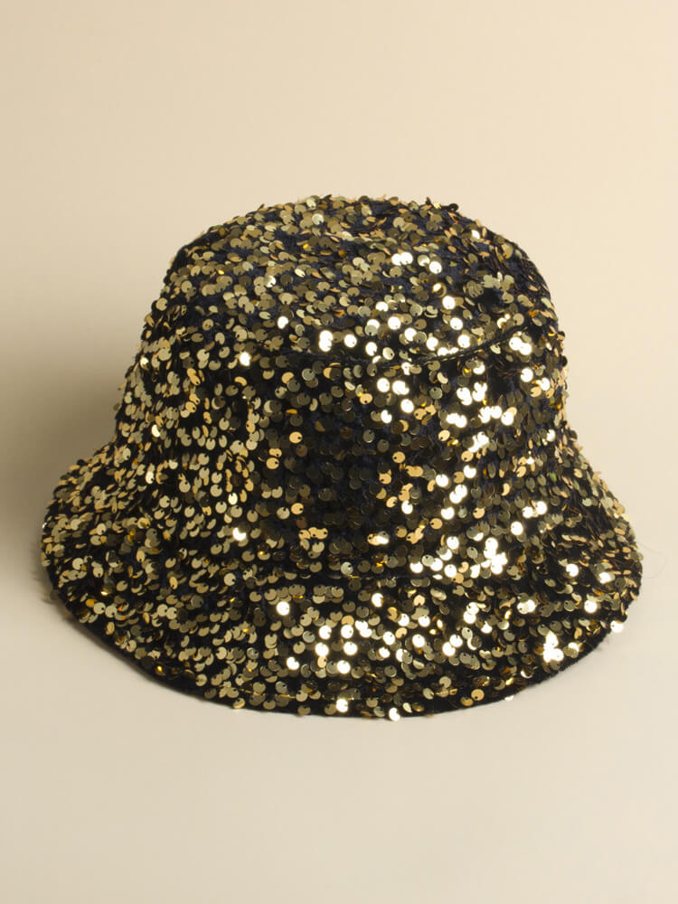 Sequin Sparkle Bucket Hat