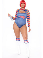 Halloween Two Piece Long Sleeve Clown Costume