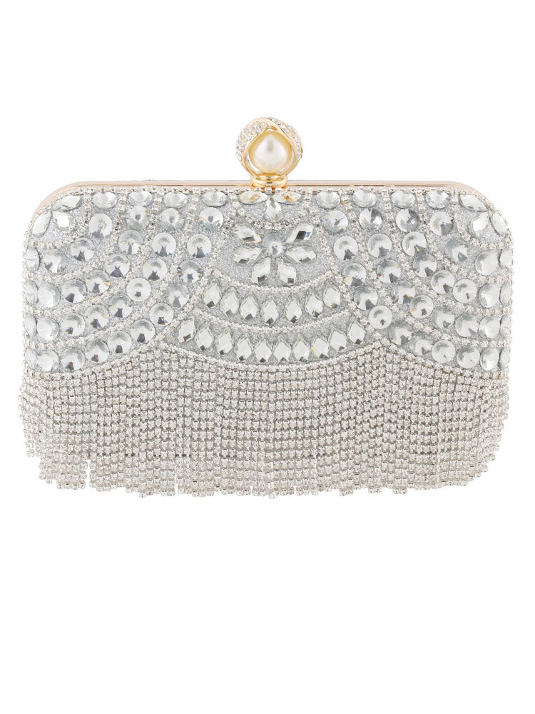 Rhinestone Tassels Party Crossbody Bags