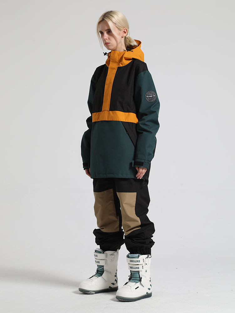 Colorblock Pullover Ski Suit