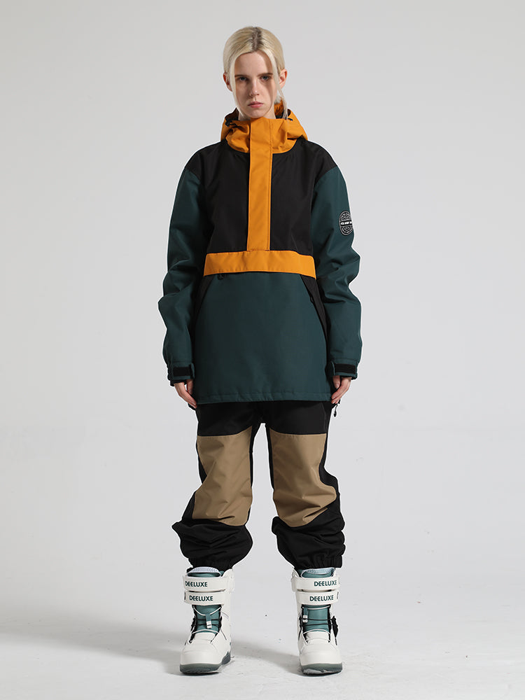 Colorblock Pullover Ski Suit