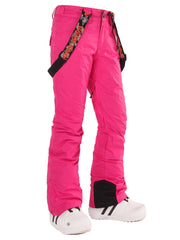 Rose Thermal Warm High Waterproof Windproof Snowboard Ski Pants