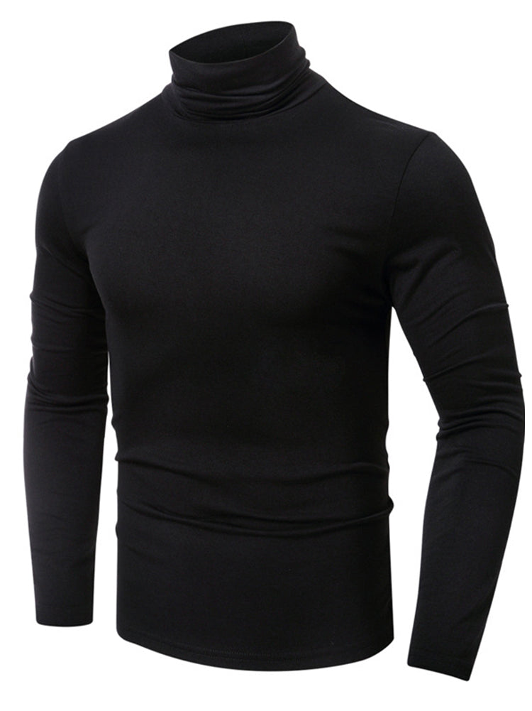 Mens Slim Fit Pullover Tops