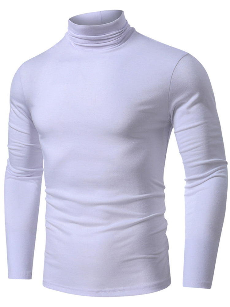 Mens Slim Fit Pullover Tops