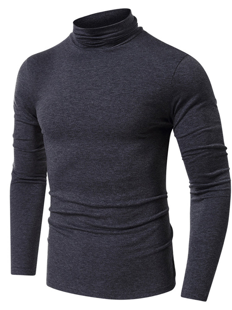 Mens Slim Fit Pullover Tops