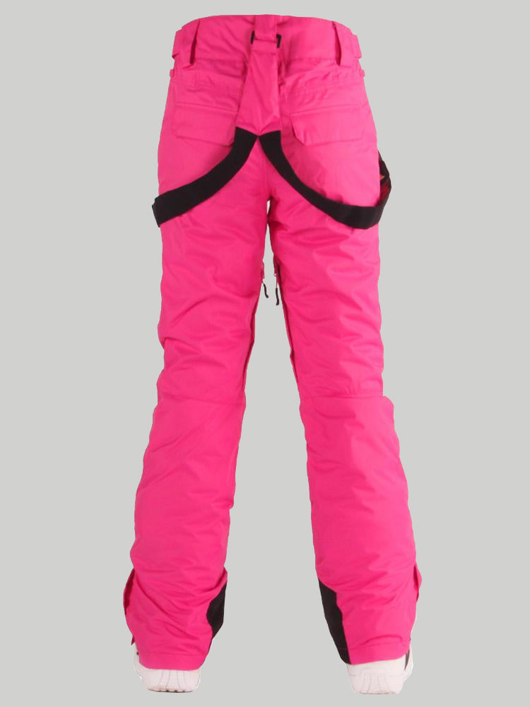 Rose Thermal Warm High Waterproof Windproof Snowboard Ski Pants