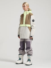 Colorblock Pullover Ski Suit