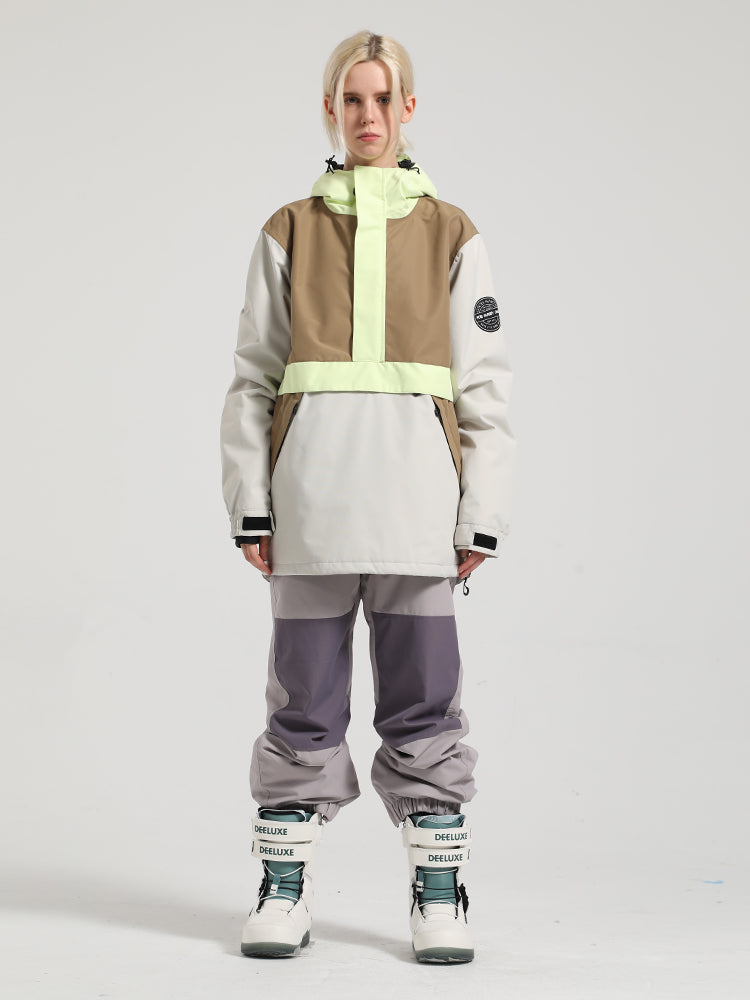 Colorblock Pullover Ski Suit