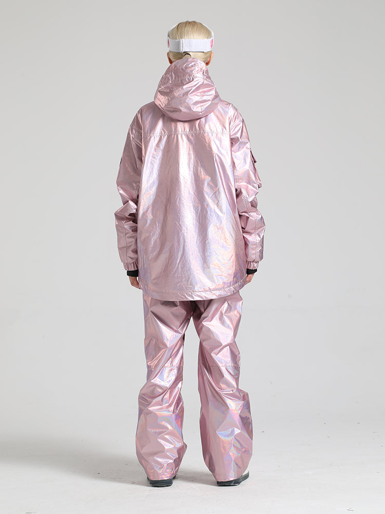 Pink Dazzling Ski Suit