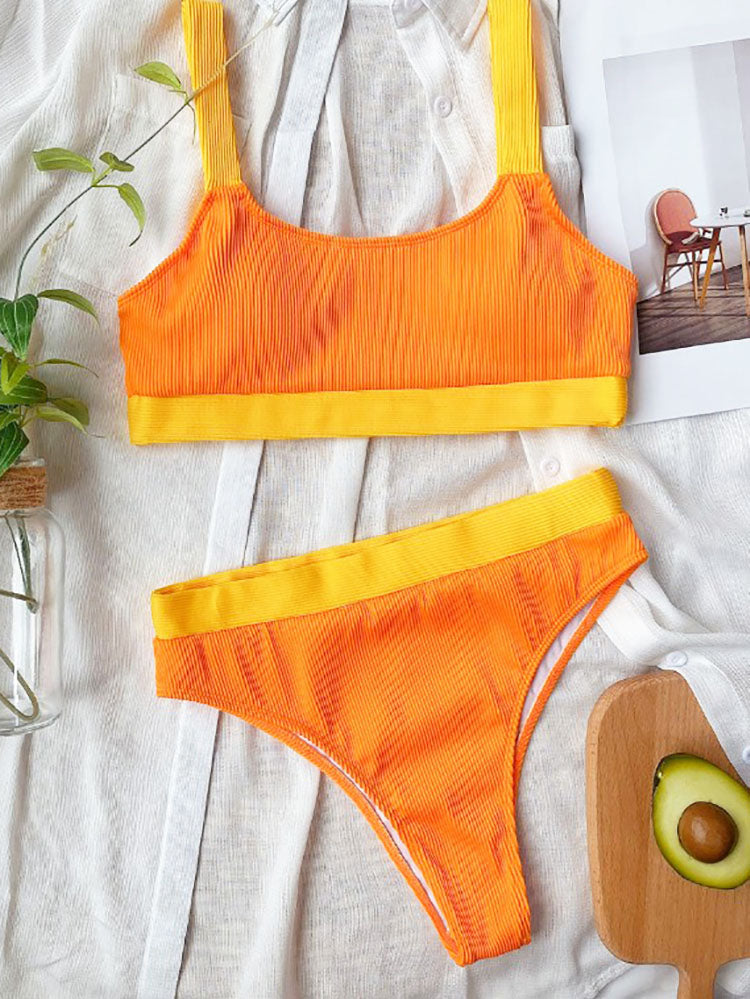 Two Piece Tank Tops & Brief Swimsuits