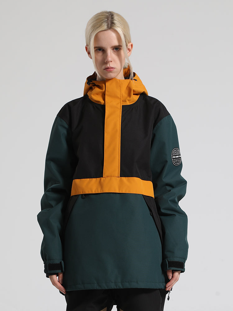 Colorblock Pullover Ski Jacket