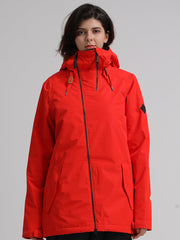 Thermal Warm Waterproof Windproof Red Ski Snowboard Jackets