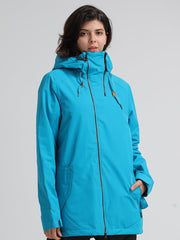 Thermal Warm Waterproof Windproof Blue Ski Snowboard Jacket