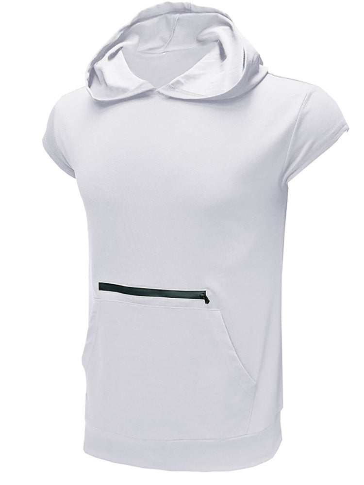 Mens Short Sleeve Hooded Pullovers