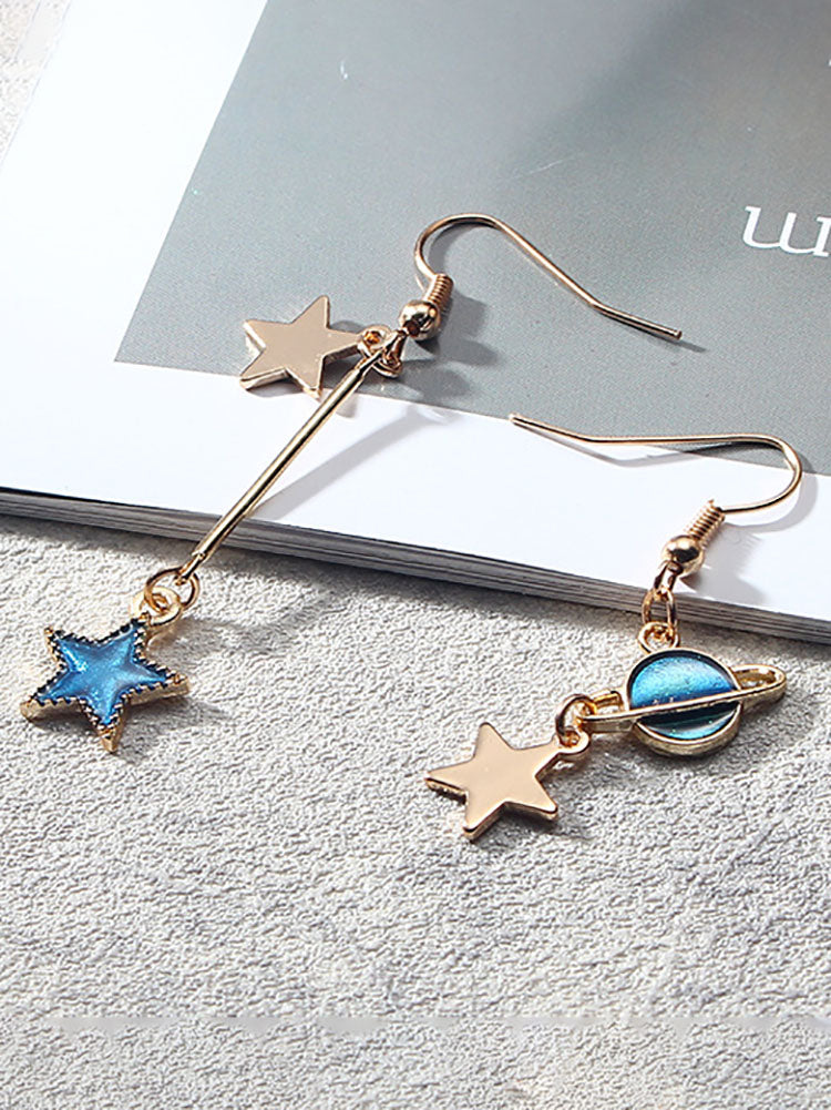 Creative Starry Sky Pendant Earrings