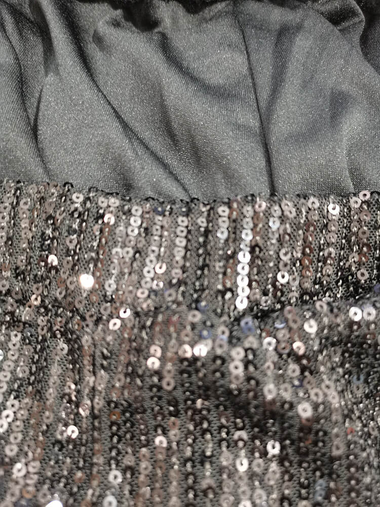 Sequins Hight Waist Bodycon Long Pants