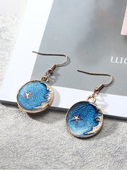 Creative Starry Sky Pendant Earrings