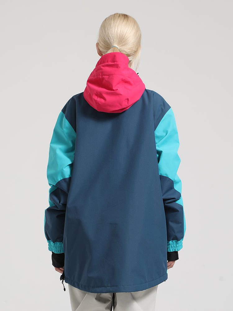 Colorblock Pullover Ski Jacket