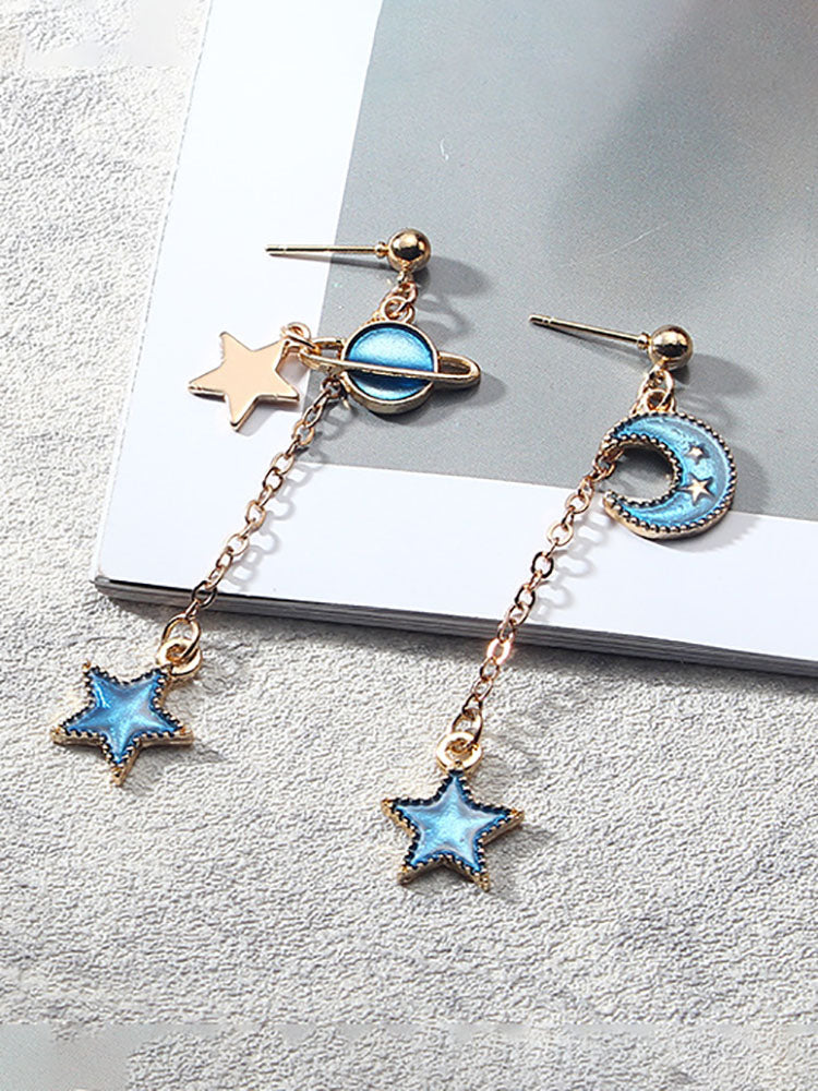 Creative Starry Sky Pendant Earrings