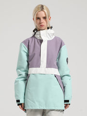 Colorblock Pullover Ski Jacket