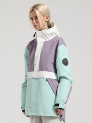 Colorblock Pullover Ski Jacket