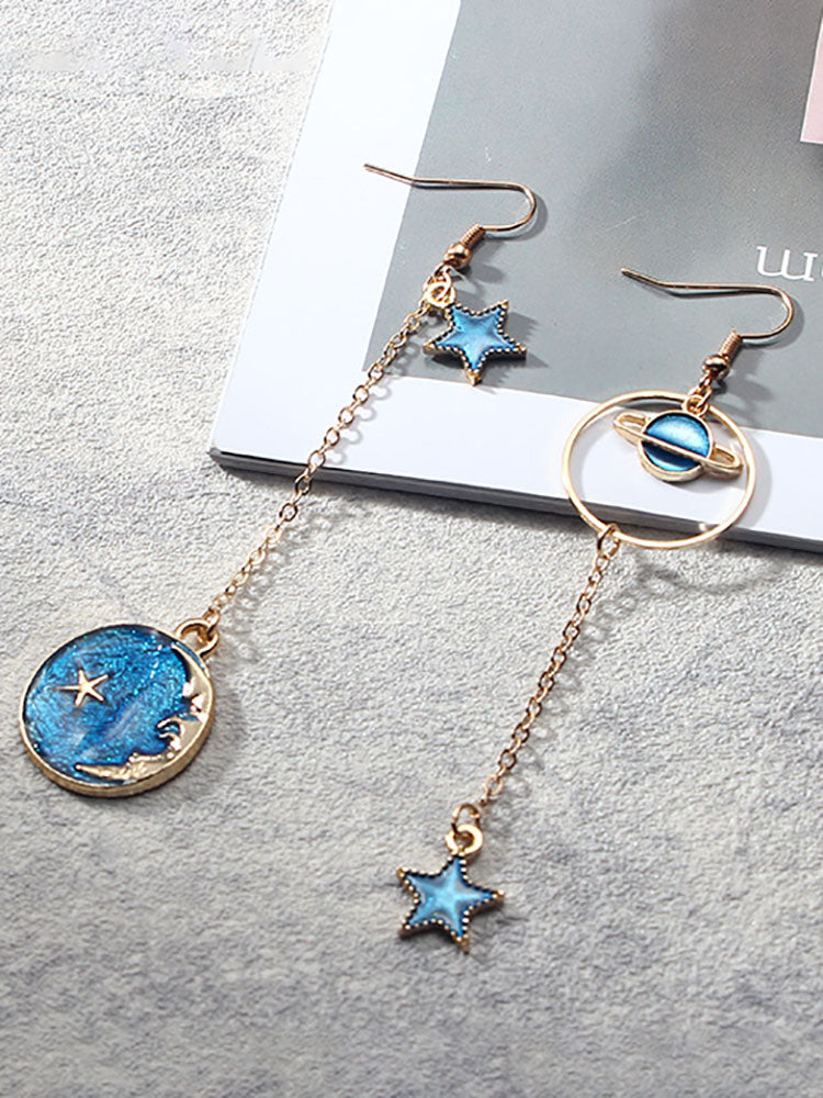 Creative Starry Sky Pendant Earrings