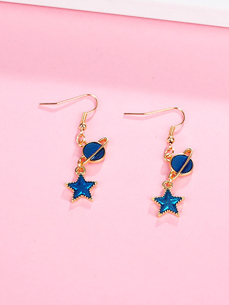 Creative Starry Sky Pendant Earrings