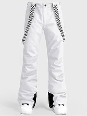 Highland Bib Snowboard & Ski White Pants