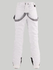 Highland Bib Snowboard & Ski White Pants