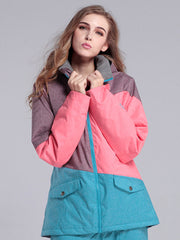 Warm Thermal Waterproof Windproof Colorful Ski Jacket