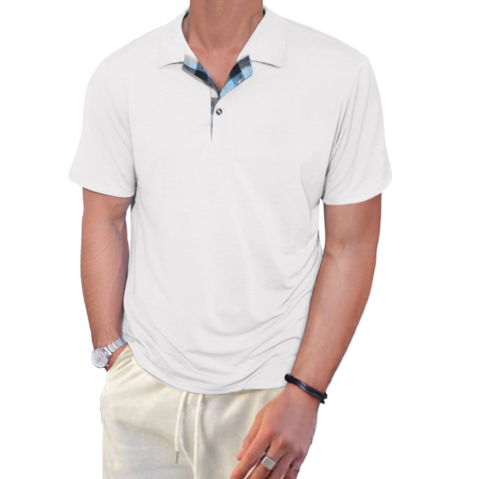 Mens Fashion Short Sleeve Polo Shirts